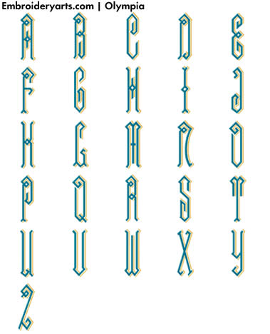 Olympia Monogram Set 