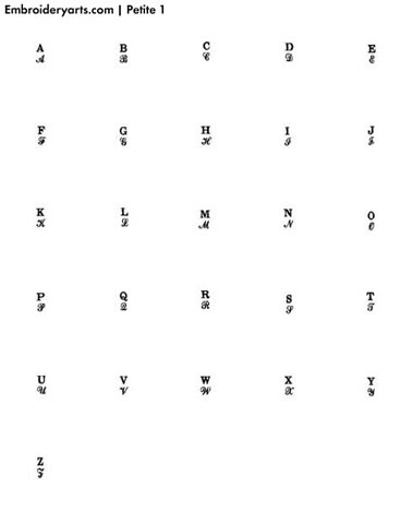 Petite Monogram Set 1