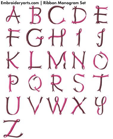 Romanesque 8 XL Monogram Set