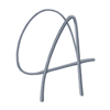 Brushwork XL  5 Monogram Set
