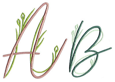 Vine  1Monogram Set